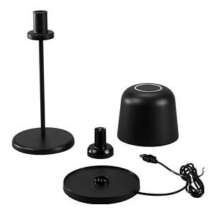 Konstsmide LED tafellamp Biot | zwart | indoor/outdoor | draadloos | 11 x 30 x 11 cm | 7845-750