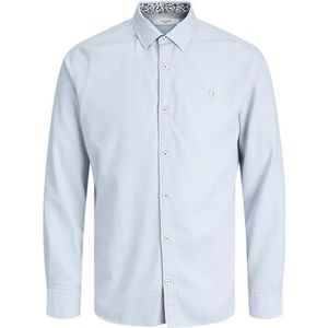Jprblareims Detail L/S Shirt, Chambray Blue, L
