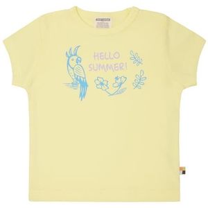 loud + proud T-shirt met printmotief, van biologisch katoen, GOTS-gecertificeerd, Blonde, 62/68 cm