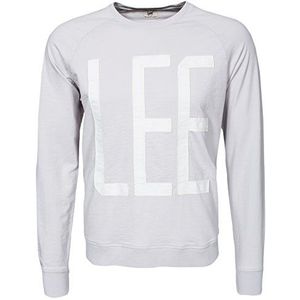 Lee L80Ygr - sweatshirt - bedrukt - lange mouwen - heren - grijs - Large