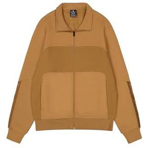 Champion Legacy C-Tech (220393) - Soft Compact Poly-Fleece Full-Zip High-Neck Sweatshirt, Tabak (TBO), M Heren FW24, Tabak (Tbo), M