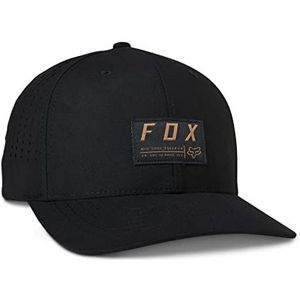 Fox Racing Heren Non Stop Tech Flexfit Hoed, zwart, klein, Zwart, S