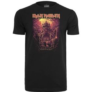 Mister Tee Heren T-shirt Upscale X Iron Maiden Shadow of The Valley Oversize Tee Black XL, zwart, XL
