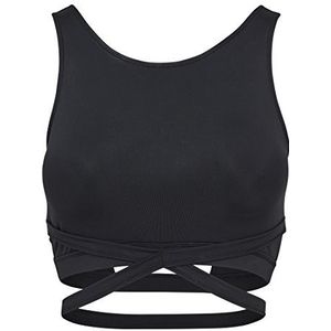 Urban Classics Dames Active Fashion Bra Sportbeha, zwart (Black 00007), XL