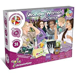 Science4you Wonder Women Science Kit with Science Experiments for Kids Age 8-12+, Toy for 8+ year olds Girls with Craft Set for Girls who Loves Science - Stem Toy Age +8 with Science Kit for Kids