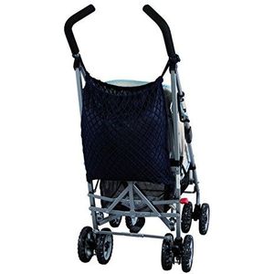 sunnybaby 19177 - winkelnet, universeel net voor kinderwagens & buggys | met praktische inkijkbescherming/binnenvoering | flexibele knevelsluiting - kleur: MARINE | Kwaliteit: MADE in GERMANY