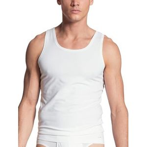 CALIDA Cotton Code onderhemd voor heren, met ronde hals, wit, 46/48 NL