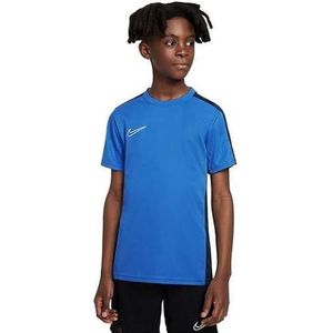 Nike Uniseks T-shirt voor kinderen en jongens, Wit/Zwart/Zwart, XL
