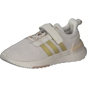 adidas Racer Tr21 C uniseks-kind Hardloopschoenen Hardlopen,Aluminium goud met Magic Beige,32 EU