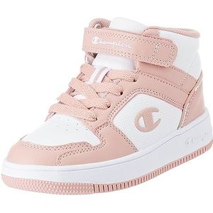 Champion Rebound 2.0 Mid G PS, sneakers, wit/roze (WW018), 34 EU, Bianco Rosa Ww018