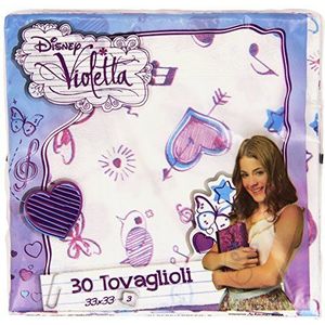Disney Violetta, servetten, 33 x 33 cm, 30 stuks