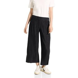 Cecil Dames Broek met plooien in Zwart, Gr: XXL