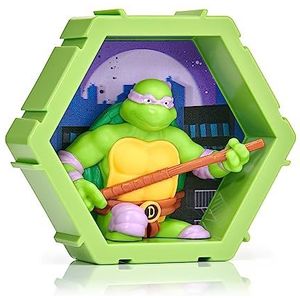 PODS 4D Ninja schildpadden Donatello | uniek verzamelfiguur om te verzamelen, die uit hun wereld barst in de jouwe | wand- of plankweergave | speelgoed en geschenken van Ninja schildpadden | serie 1