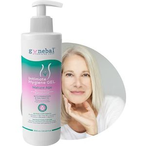 300 ml GYNEBAL Intieme wasgel met P8 aangepast aan de vaginale PH van rijpe vrouwen of menopauze - intieme verzorging voor dames met tea tree olie + prebioticum - dagelijkse hygiëne