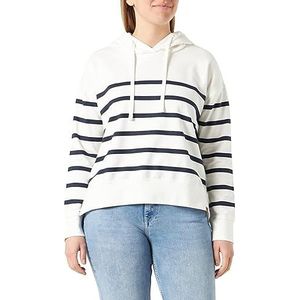 camel active Sweathoodie voor dames van katoen, blauw, XL