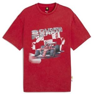 PUMA - Scuderia Ferrari - T-shirt - Rood - Heren