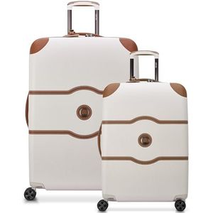 DELSEY Paris Chatelet Hardside Bagage met Spinner Wielen, Champagne Wit, 2 Piece Set 24/28, Chatelet Hardside Bagage Met Spinner Wielen