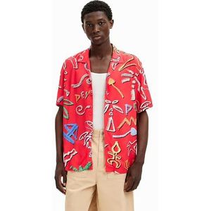 Desigual CAM_Alistair, 3001 FRESA, L, rood, L