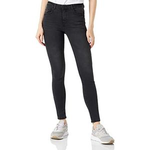 JDYblume JDYBlume Skinny Jeans voor dames, middelhoge taille, skinny fit jeans, zwart denim, (XS) W x 30L