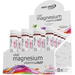 Best Body Nutrition Vitaminen Magnesiumampullen - 500 ml (20 x 25 ml), tropisch