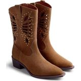 Gioseppo - Miltona - Cowboylaarzen - Suède - Goudkleurige Studs