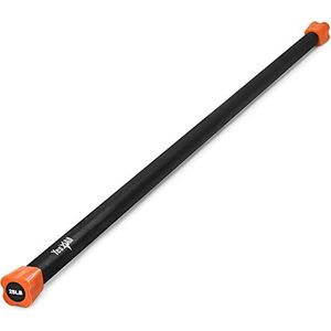 Yes4All QUXU Gewogen Workout Bar, Oranje, 25 Lbs, Gewogen staaf 2-13 kg, Barbell voor tillen, Verzwaarde bar Racks, Single