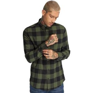 Only & Sons NOS Onsgudmund Ls Checked Shirt Noos vrijetijdshemd,groen (Forest Night Forest Night),XXL