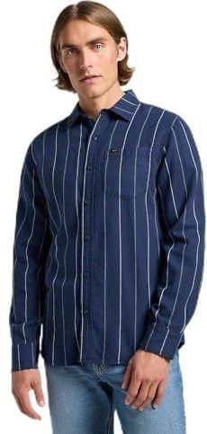 Lee - Mercantile Overhemd - Mood Indigo - 100% Katoen