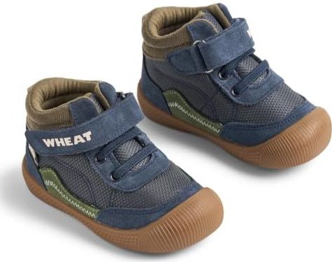 Wheat - Prewalker Tody Tex - Unisex Schoen - Navy - Ademend