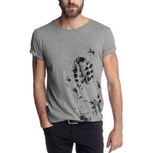 ESPRIT T-shirt voor heren, grijs (053 Soft Grey Melange)), 46 NL/XL