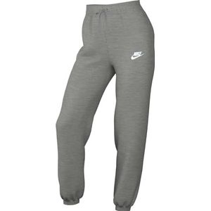 Nike DQ5800-063 W NSW Club FLC MR OS Pant sportbroek dames donkergrijs heather/wit maat XL-T