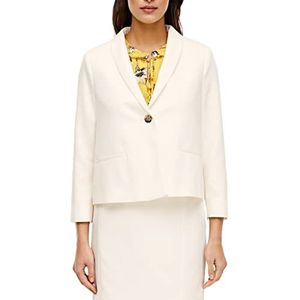 s.Oliver BLACK LABEL Damesblazer, 0700, antiek wit., 46