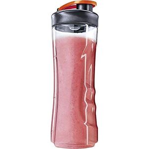 AEG ASBEB1 fles voor minimixer (Tritan drinkfles, 0,6 liter, drinkdop, vaatwasmachinebestendig, onbreekbaar, voor koud en warm, geschikt voor sport minimixer, transparant)