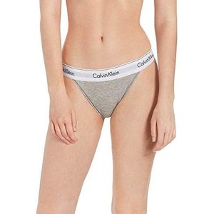 Calvin Klein Tanga string voor dames, Grijs (Grey Heather), S