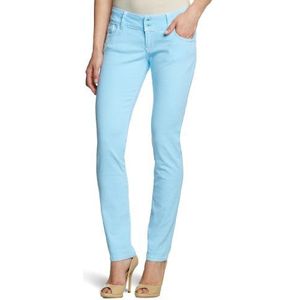 Cross Jeans dames jeans P 481-395 / Melissa Skinny/Slim Fit (buis) normale tailleband, blauw (NEON BLUE), 27W x 32L
