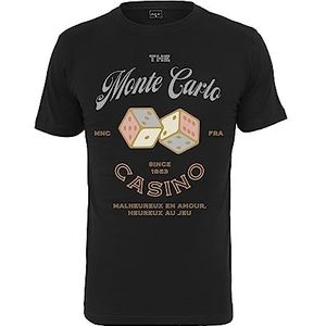 Mister Tee Monte Carlo Tee T-shirt voor heren, zwart, M