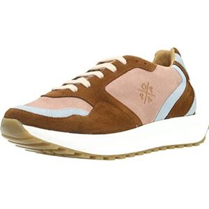 POPA Sneaker Maguey Suede Brown voor dames, Bruin, 36 EU