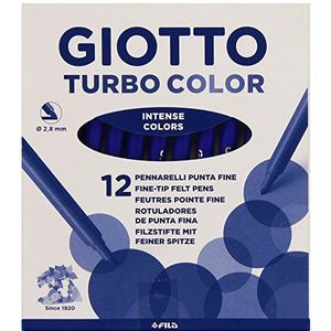 turbocolor 485 - viltstiften, doos 12 stuks, ultramarineblauw