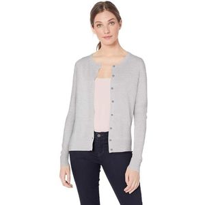 Amazon Essentials Women's Lichtgewicht vest met ronde hals (verkrijgbaar in grote maten), Lichtgrijs, XS