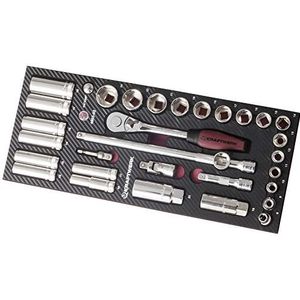 Kraftwerk 4903-02 32-delige EVA3 dopsleutelset 3/8 inch