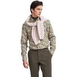 Overhemd - Olijf - Katoen - Button-Downkraag - Lange Mouwen