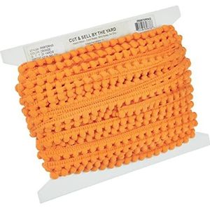 Expo Pea Pod Baby Pom Fransen 3/8 x 20Yd oranje, acryl, meerkleurig