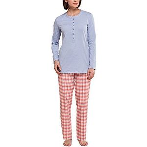 Schiesser dames tweedelige pyjama Selected Premium pak lang