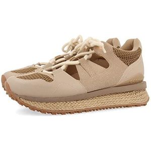 Beige sneakers met halfopen snit voor dames Milot, Beige, 40 EU