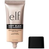 e.l.f. Soft Glam Foundation, gemiddelde dekking, langdurige en opbouwende foundation voor een gladde, zijdematte afwerking, veganistisch en dierproefvrij, 20 Light Cool