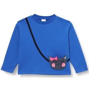 Fred's World by Green Cotton meisjes Hello Cat sweatshirt, Star Blue., 86