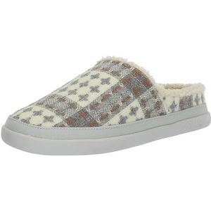 TOMS Sage Slipper voor dames, Schaduw gestikte plaid, 37.5 EU