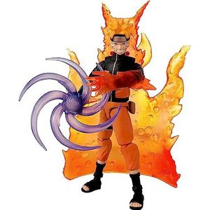 Bandai - Anime Heroes Beyond - Naruto Shippuden - Animeheldenfiguur Beyond 17 cm - Naruto Uzumaki - Transformatie Kyubi - 37711 Multicolor