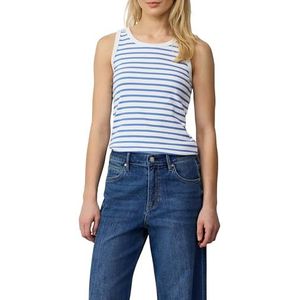 Top - Haltertop - Gestreept - Jersey - Mouwloos