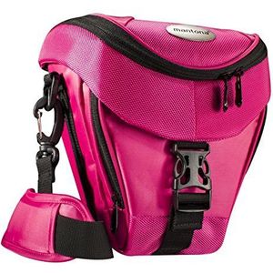 Mantona Colt SLR cameratas (universele tas incl. snelle toegang, stofbeschermer, draagriem en accessoirevak) roze